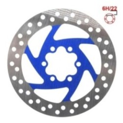 Disc frana 120mm 6H albastru