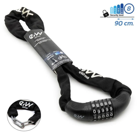 Antifurt cu lant EWLK013 pentru biciclete si trotinete