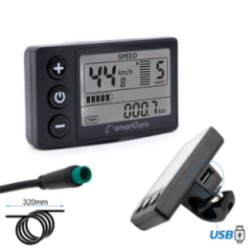 Display pentru trotineta bicicleta electrica S866 cu port USB (SmartGyro)