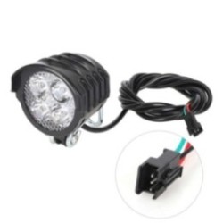 Far cu claxon pentru bicicleta trotineta electrica 12-72V