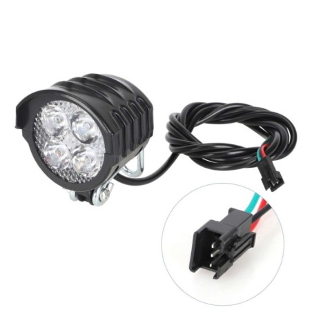 Far cu claxon pentru bicicleta trotineta electrica 12-72V