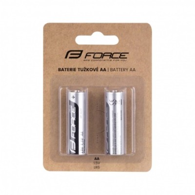 Baterii Force alcaline AA   1.5V 2 bucati