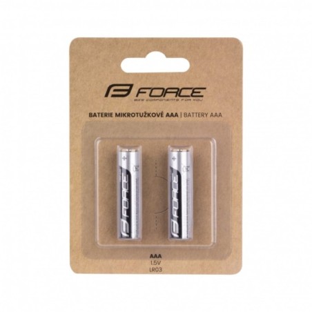 Baterii Force alcaline AAA   1.5V 2 bucati
