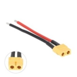 Mufa XT60 cu cablu (10cm) F