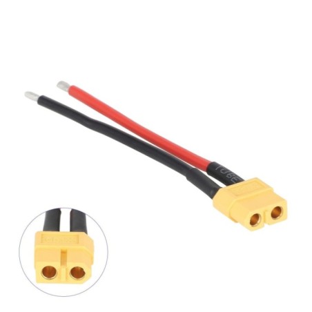 Mufa XT60 cu cablu (10cm) F