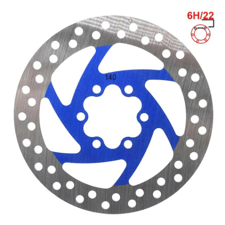 Disc frana 140mm 6H albastru