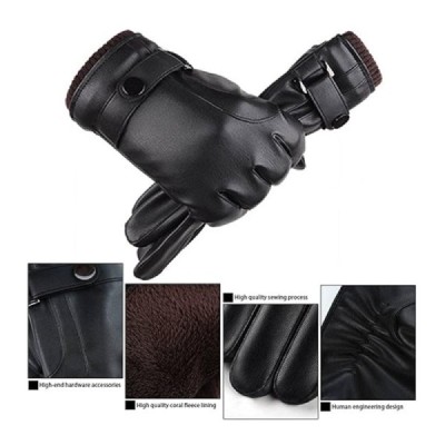 Manusi Barbati, Model Elegant, Marime Universala, Techsuit (OG102), negru