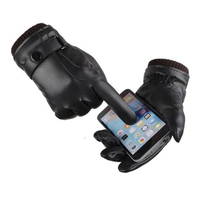 Manusi Barbati, Model Elegant, Marime Universala, Techsuit (OG102), negru