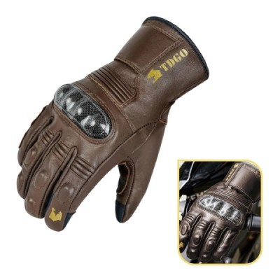 Manusi de Barbati, M, pentru Moto, Techsuit (OG106), maro