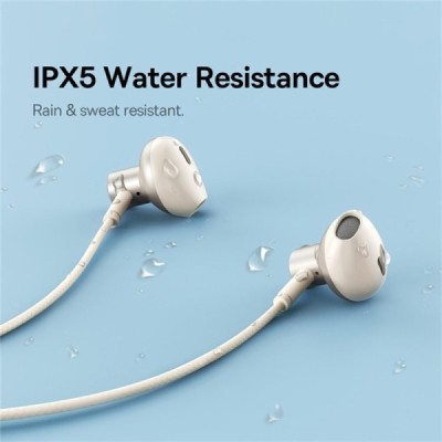 Casti Bluetooth wireless - Baseus Bowie P1 Neckband (A00025800223-Z1) - Stellar White