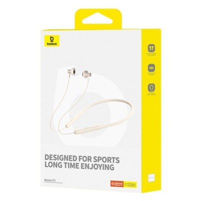 Casti Bluetooth wireless - Baseus Bowie P1 Neckband (A00025800223-Z1) - Stellar White