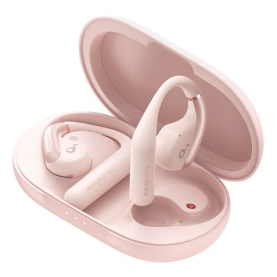 Casti Wireless pentru Sport, Bluetooth, Waterproof - Anker AeroFit (A3872G51)  - Pink