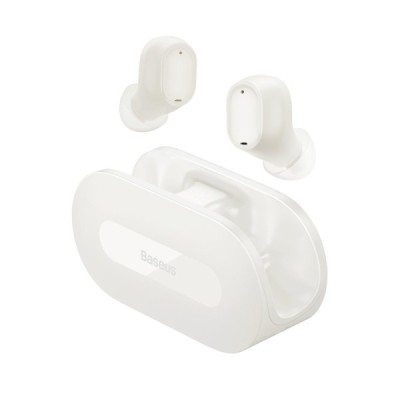 Casti Bluetooth 5.3, True Wireless - Baseus Bowie EZ10 (A00054300226-Z1) - White