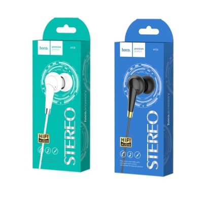 Casti Jack cu Microfon, 1.2m - Hoco Amazing (M58) - Black