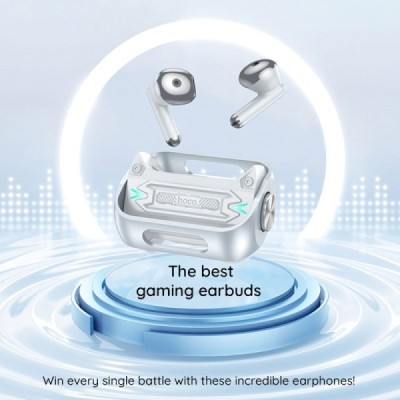 Casti pentru Gaming, Bluetooth 5.3, True Wireless - Hoco (EW55) - Army Green