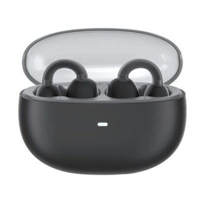 Casti Fara Fir Bluetooth 5.3, TWS, Open-Ear Clip - Baseus AirGo 1 Ring (A00069201223-00) - Stellar White