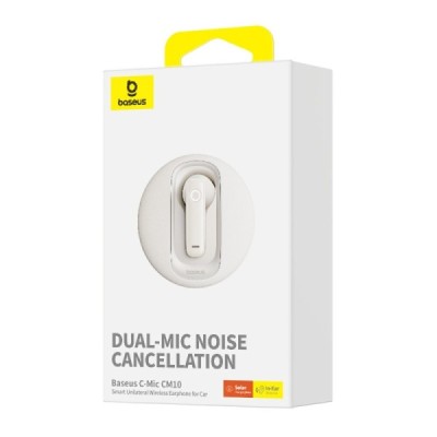 Casca Bluetooth cu Microfon - Baseus CM10 (A00054700211-00) - White