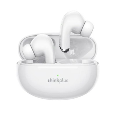 Casti fara Fir True Wireless Stereo, Bluetooth V5.2, Noise Reduction - Lenovo (LP5)  - White