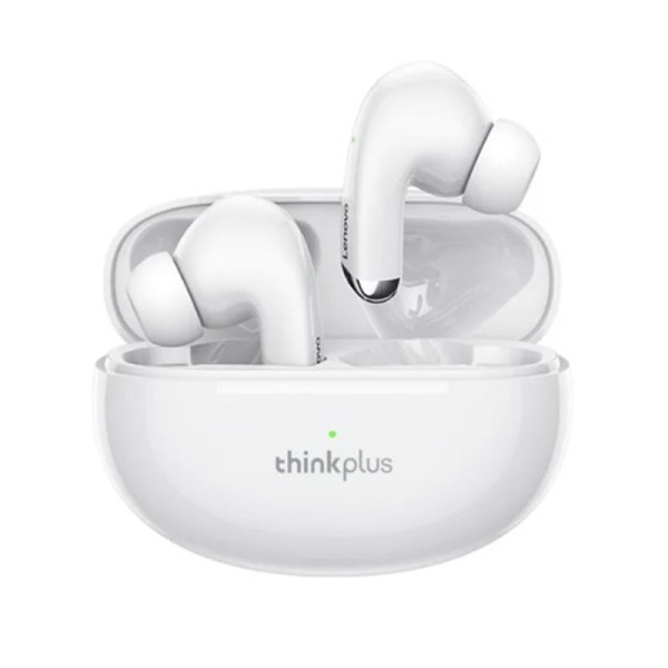 Casti fara Fir True Wireless Stereo, Bluetooth V5.2, Noise Reduction - Lenovo (LP5)  - White