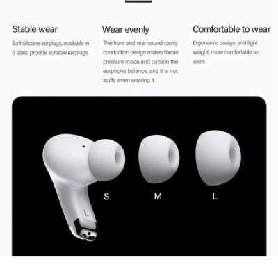 Casti fara Fir True Wireless Stereo, Bluetooth V5.2, Noise Reduction - Lenovo (LP5)  - White