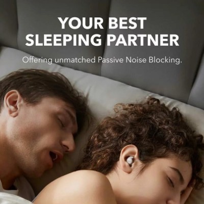 Casti Fara Fir Bluetooth 5.3, True Wireless, Monitorizare Somn - Anker SoundCore Sleep A20 (A6611G21) - White