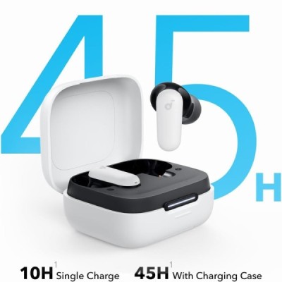 Casti Bluetooth TWS, Noise Cancelling, Touch Control, IP54 - Anker SoundCore P30i (A3959321) - White