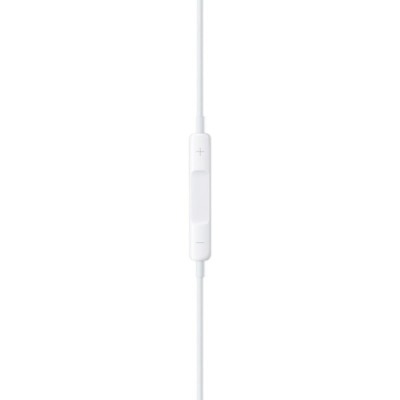 Casti cu Fir, Microfon si Mufa Lightning - Apple A1748 (MWTY3ZM/A) - White (Blister Packing)