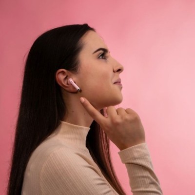 Casti Bluetooth V5.3 cu TWS  - Fixed (FIXPDS-PI) - Pink