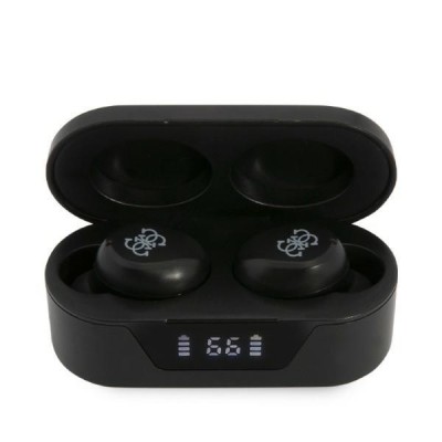 Casti In-ear, Bluetooth 5.0, TWS, IPX4 - Guess (GUTWST31EK) - Black