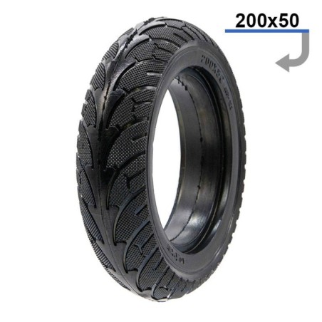 Cauciuc plin antiexplozie trotineta electrica 8 inch (200 x 50) - ETWOW