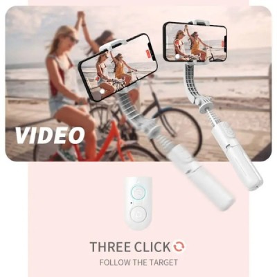 Selfie Stick Stabil cu Trepied si Telecomanda, 70cm - Techsuit (L08Mini) - Black