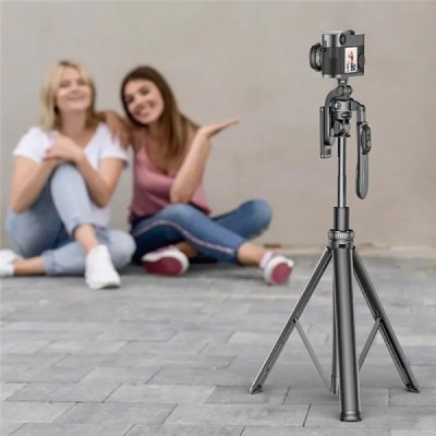 Selfie Stick cu Telecomanda si Trepied, BT 5.0 - Yesido  (SF17) - Black
