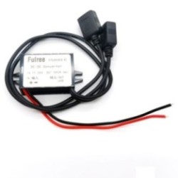 Convertor 11-55V  la 5V 2Ah (cu mufa USB mama)