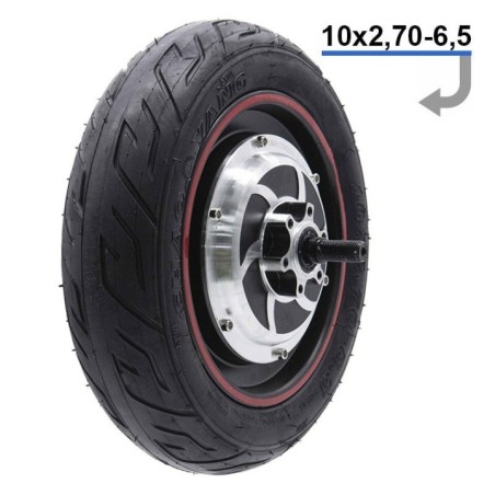 Roata cu motor trotineta electrica 10 inch 500W (Max. 800w) - anvelopa Chaoyang tubeless 10 2.7-6.5