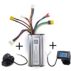 Kit trotineta electrica cu controller 24V 250W +  display LCD cu acceleratie si frana