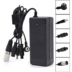 Incarcator trotineta electrica 36V, Output 42V  2A cu 5 mufe de conectare GX16 GX12 DC5.5mm DC8mm  Mi4pro