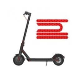 Sticker decorativ trotineta electrica Xiaomi M365 1S Lite - rosu