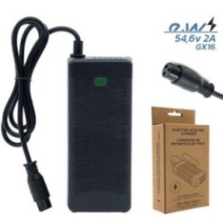 Incarcator trotineta electrica 48V, Output 54.6V  2A cu mufa GX16(3pini)