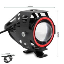 Far led trotineta electrica 12-60V ROSU