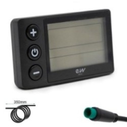 Display pentru trotineta bicicleta electrica S866 cu mufa impermeabila 5 pini