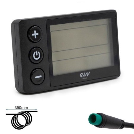 Display pentru trotineta bicicleta electrica S866 cu mufa impermeabila 5 pini