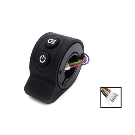 Acceleratie cu buton ON OFF + lumini