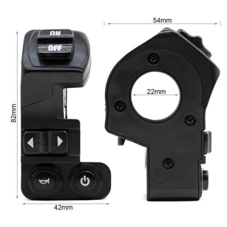 Panou control lumini si claxon trotineta electrica Kugoo Kirin G2 PRO (Model 2024)