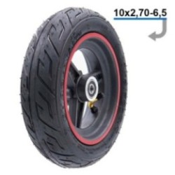 Roata cu linie rosie 6.5,   B50 pentru KuKirin G3, KUGO G2, Smartgyro E i Zwheel