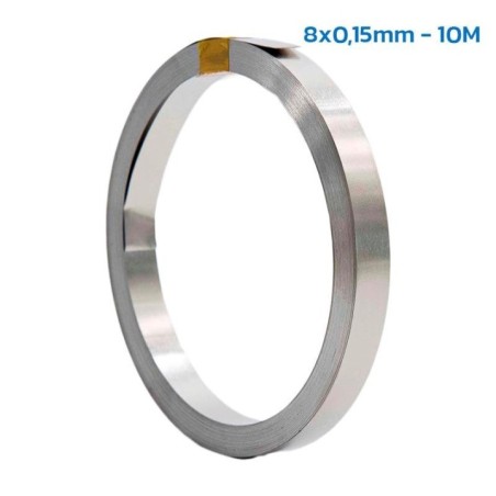 Banda nichelata 8x0.15 mm -10m