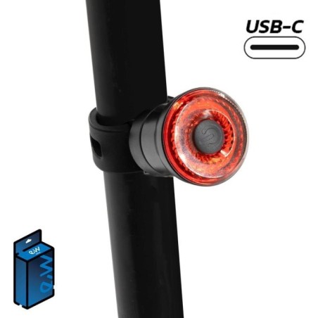 Lumina spate LED reincarcabila pentru trotinete biciclete EWL007