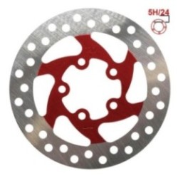 Disc de frana trotineta electrica 120mm 5H rosu